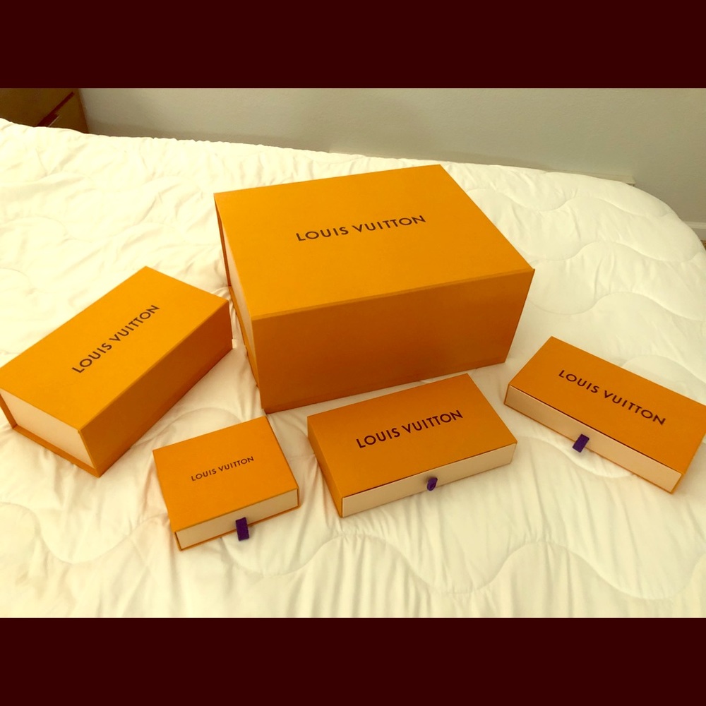 Louis Vuitton boxes